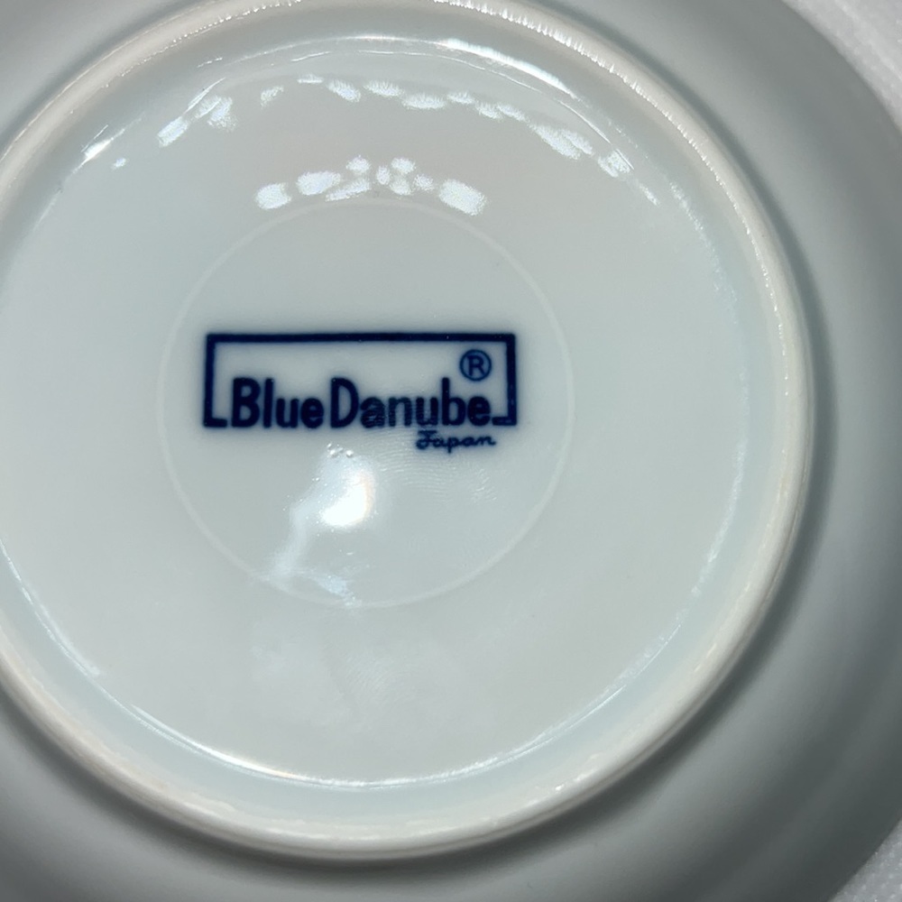 BLUE DANUBE TEACUP AND SAUCER VINTAGE RETIRED PATTERN - Picture 8 of 12